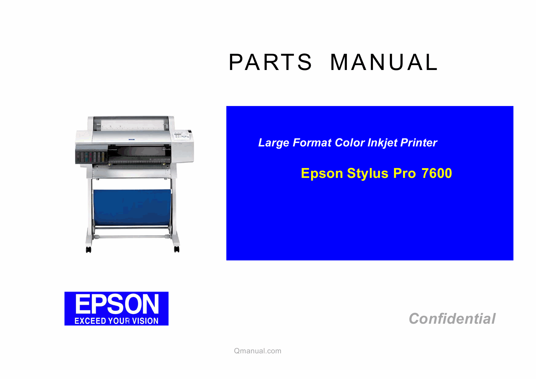 EPSON StylusPro 7600 Parts Manual-1